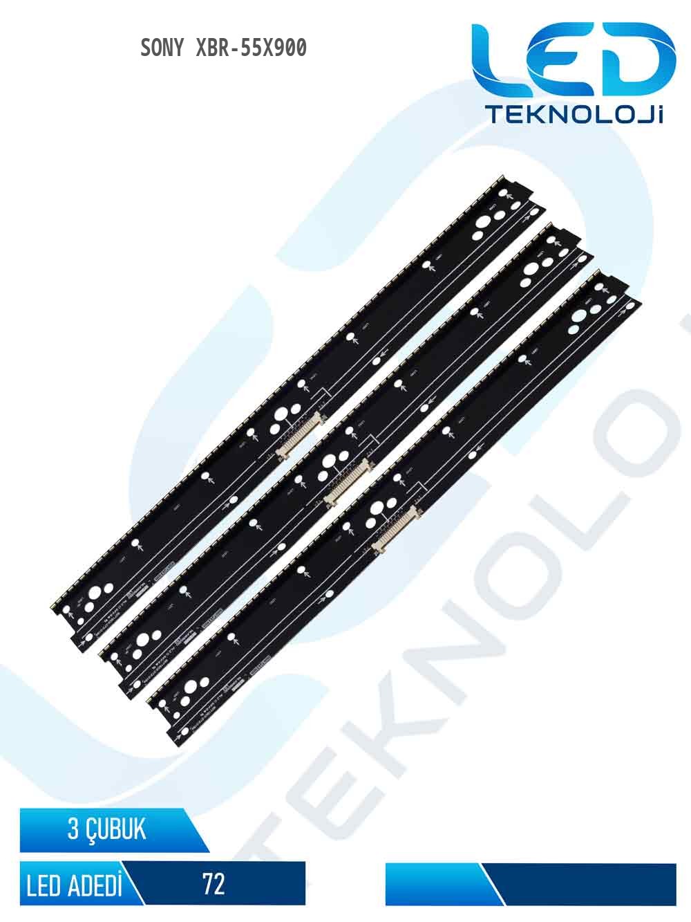 Sony XBR-55X900 55'' 3 Parça Tv Led Bar
