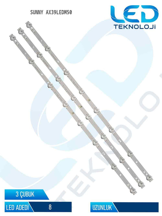 Sunny AX39LEDM50 39'' 3 Parça Tv Led Bar