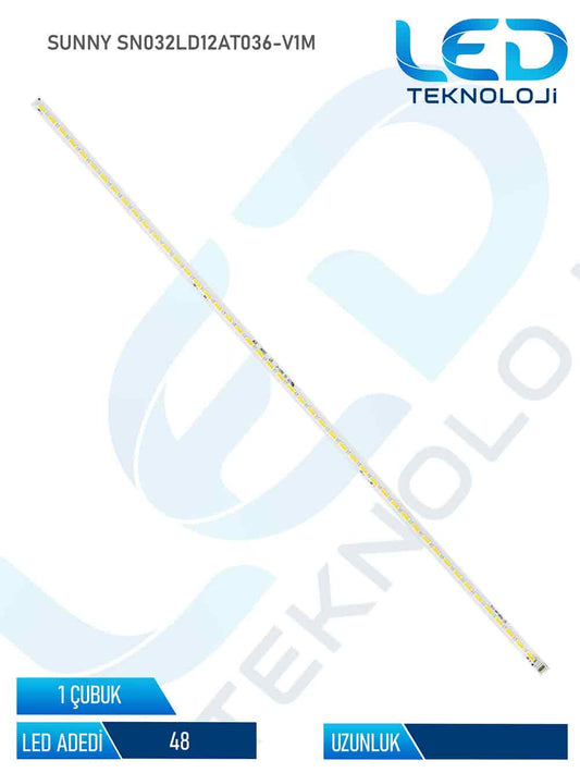 Sunny SN032LD12AT036-V1M 1 Parca 32 inc Tv Led Bar