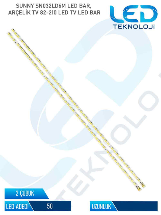 Arcelik 82-210 Tv Led Bar 2 Parca 32 inc