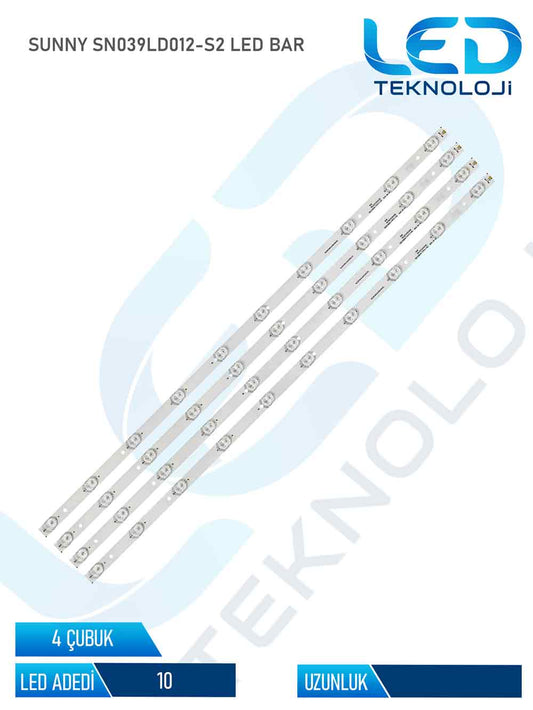 SUNNY SN039LD012-S2 Tv Led Bar 4 Parca 39 inc