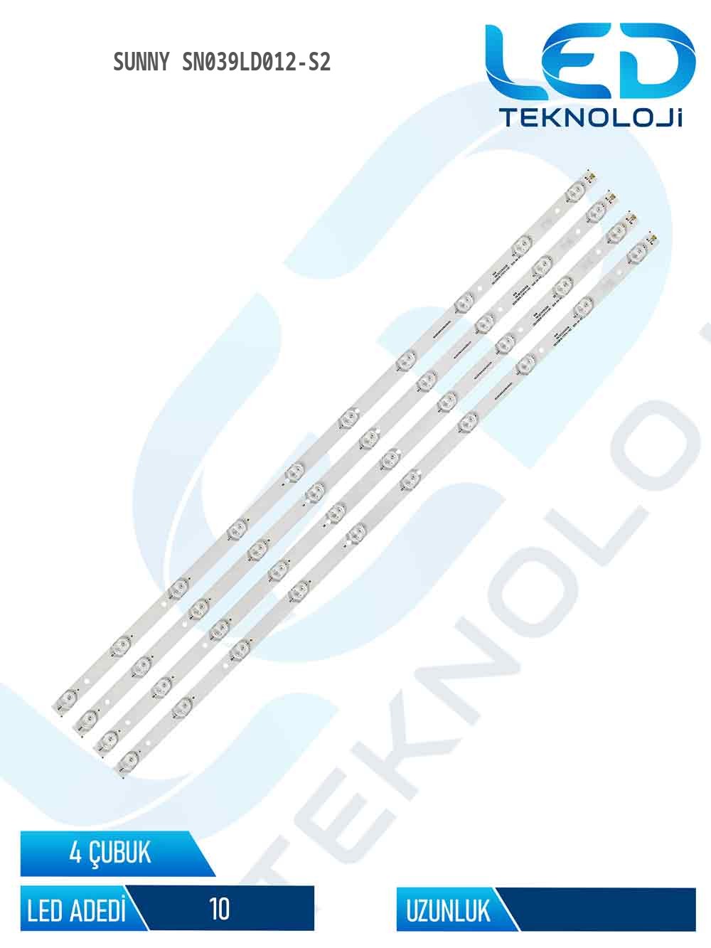 SUNNY SN039LD012-S2 Tv Led Bar 4 Parca 39 inc