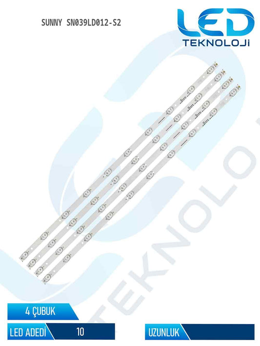SUNNY SN039LD012-S2 Tv Led Bar 4 Parca 39 inc