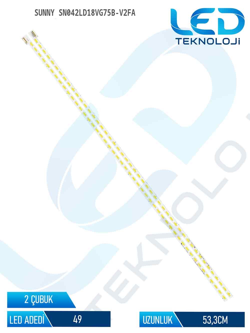 Sunny SN042LD18VG75B-V2FA 42'' 2 Parça Tv Led Bar