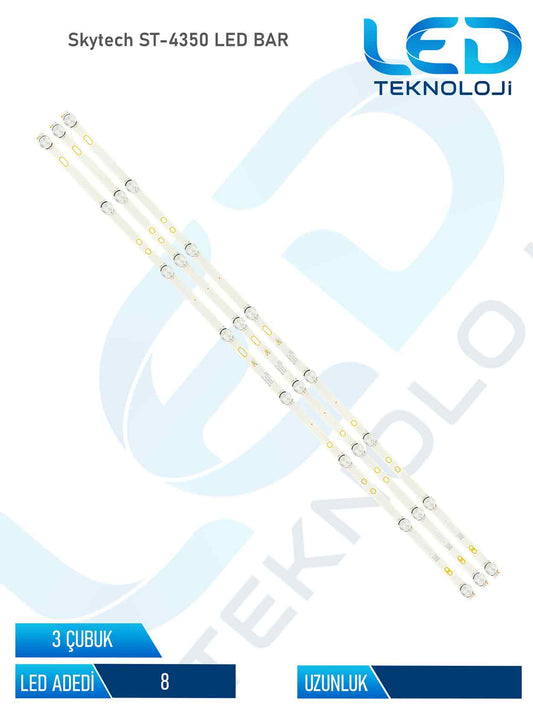 Skytech ST-4350 Tv Led Bar 3 Parça 43 inc
