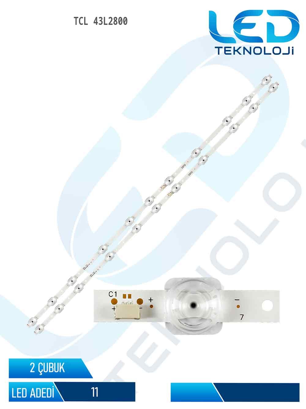 TCL 43L2800 43'' 2 Parça Tv Led Bar