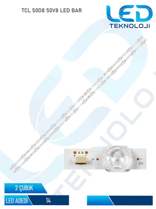 TCL 50P715 Led Bar 2 Parca 50 inc