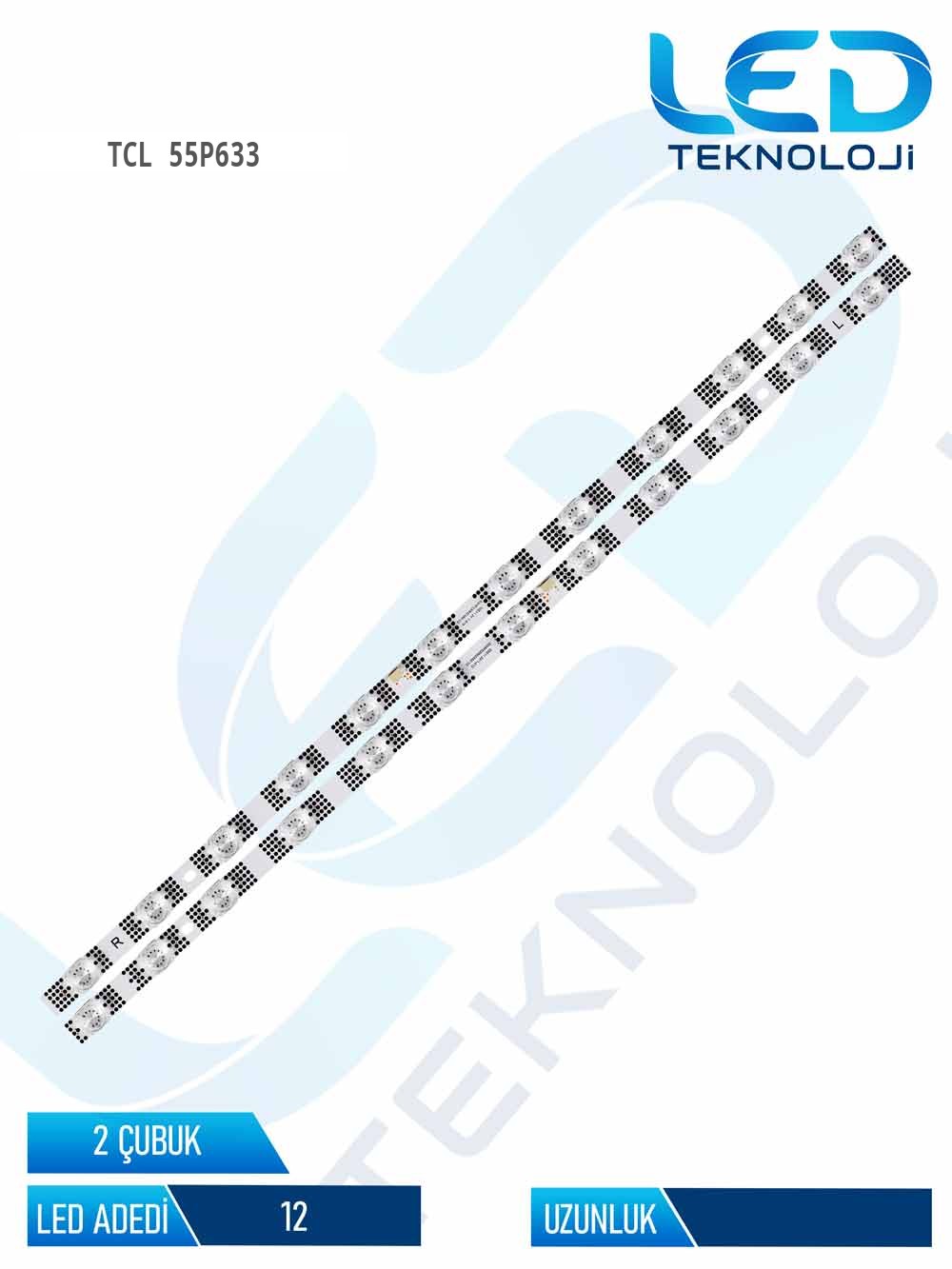 TCL 55P633 55'' 2 Parça Tv Led Bar