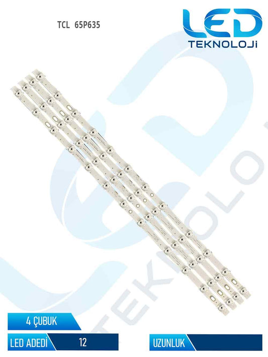 TCL 65P635 4 Parça 65 inc Tv Led Bar