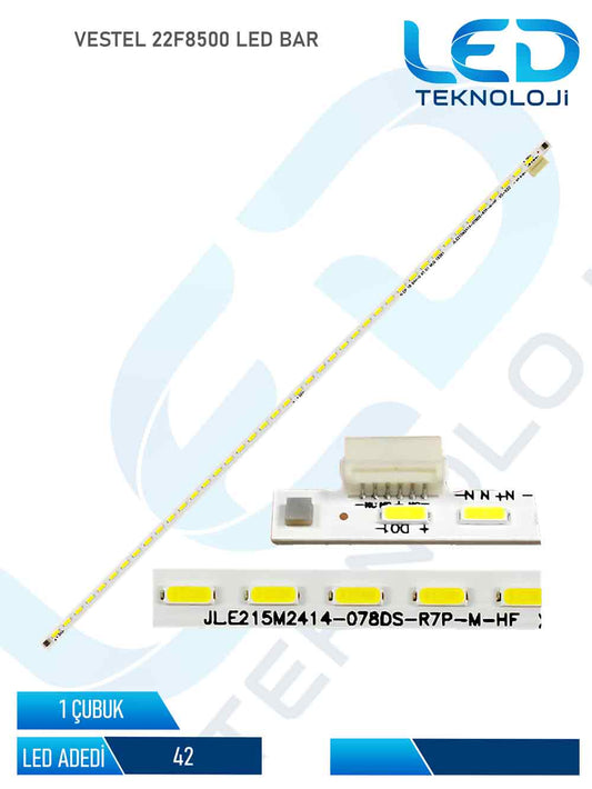 VESTEL 22F8500 Led Bar 1 Parca 22 inc