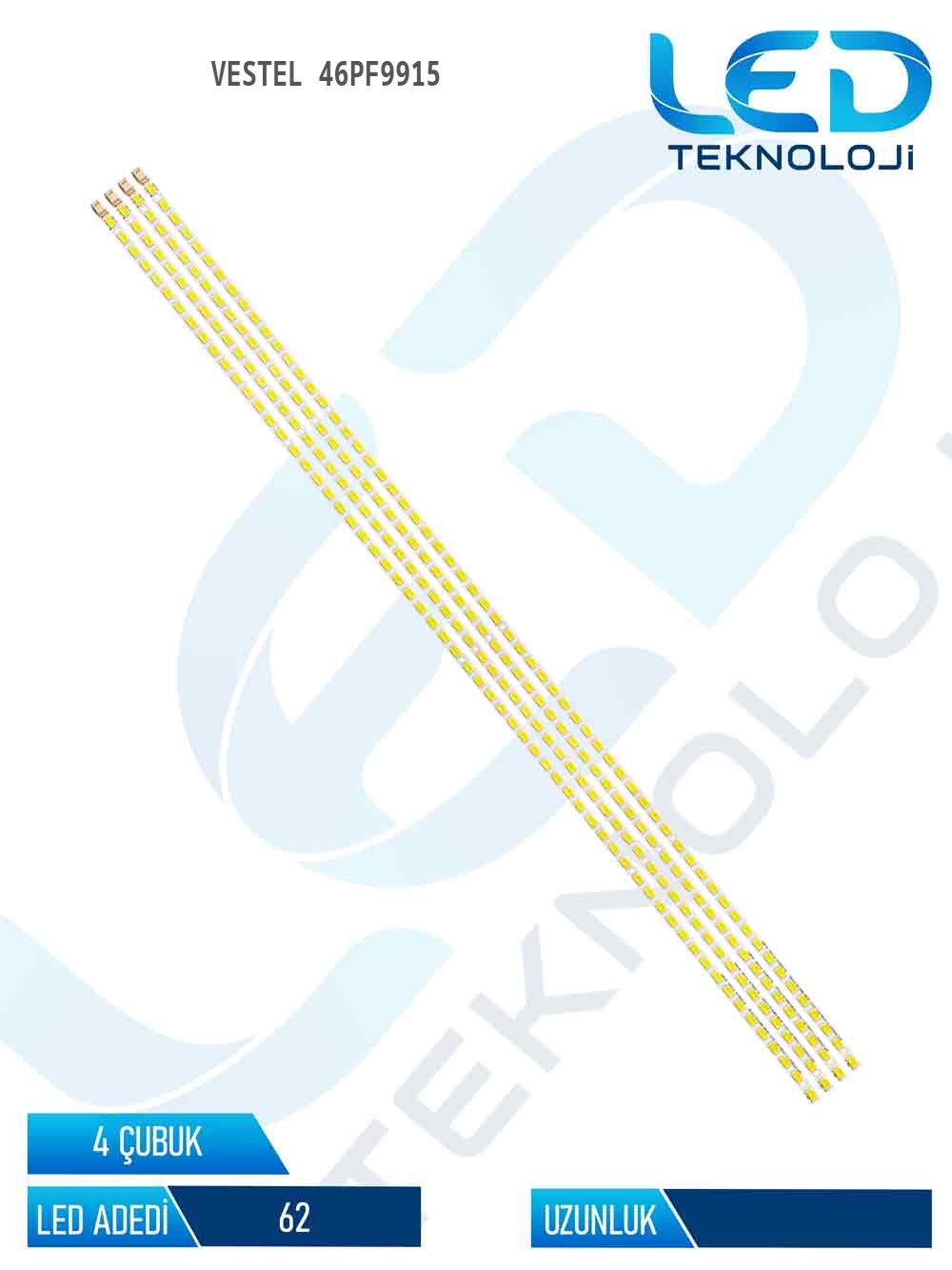 Vestel 46PF9915 46'' 4 Parça Tv Led Bar