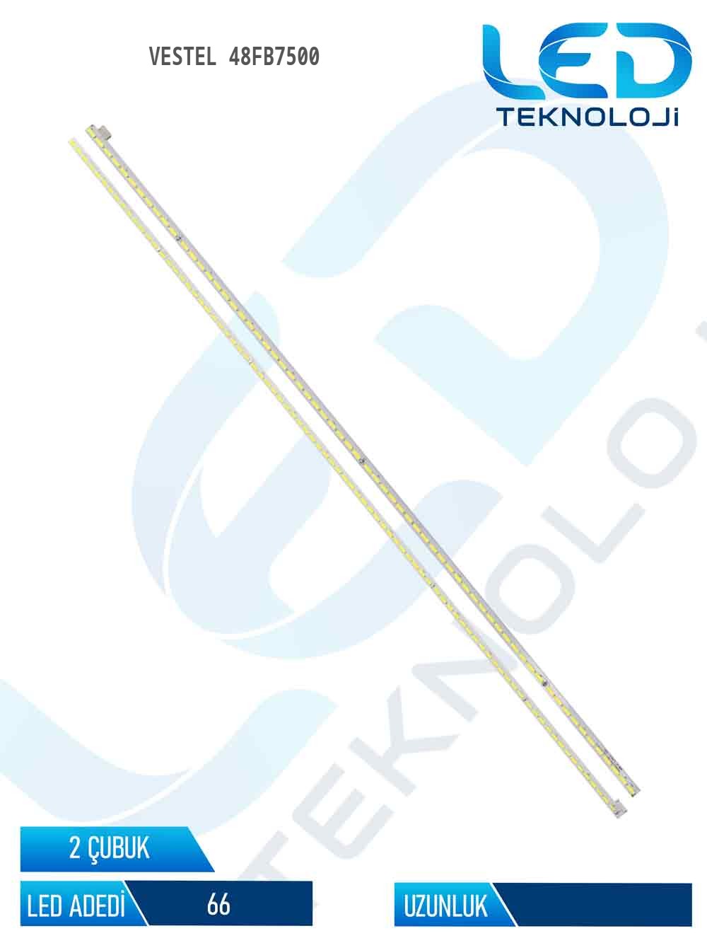 Vestel 48FB7500 49'' 2 Parça Tv Led Bar