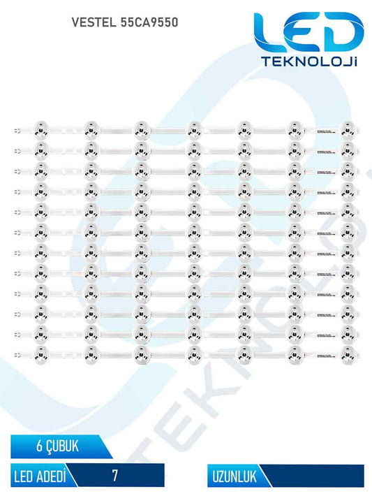 VESTEL 55CA9550 12 Parça 55 inc Tv Led Bar