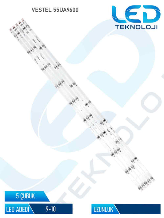 VESTEL 55UA9600 5 Parça 55 inc Tv Led Bar