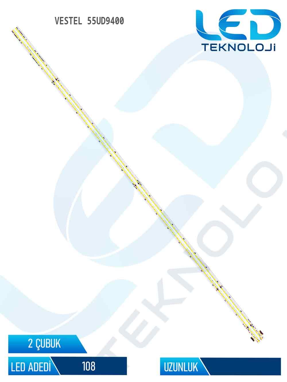 Vestel 55UD9400 55'' 2 Parça Tv Led Bar