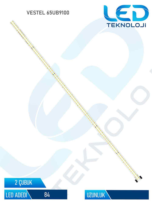 VESTEL 65UB9100 2 Parça 65 inc Tv Led Bar
