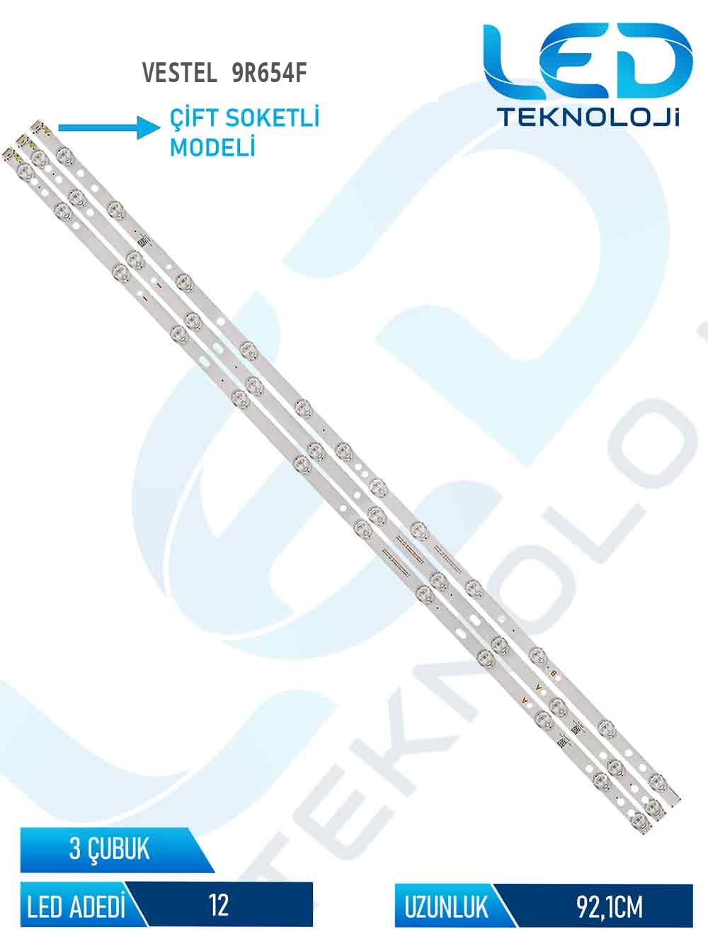 Vestel 9R654F 49'' 3 Parça Tv Led Bar