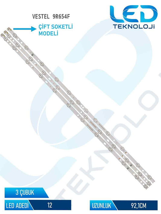 Vestel 9R654F 49'' 3 Parça Tv Led Bar