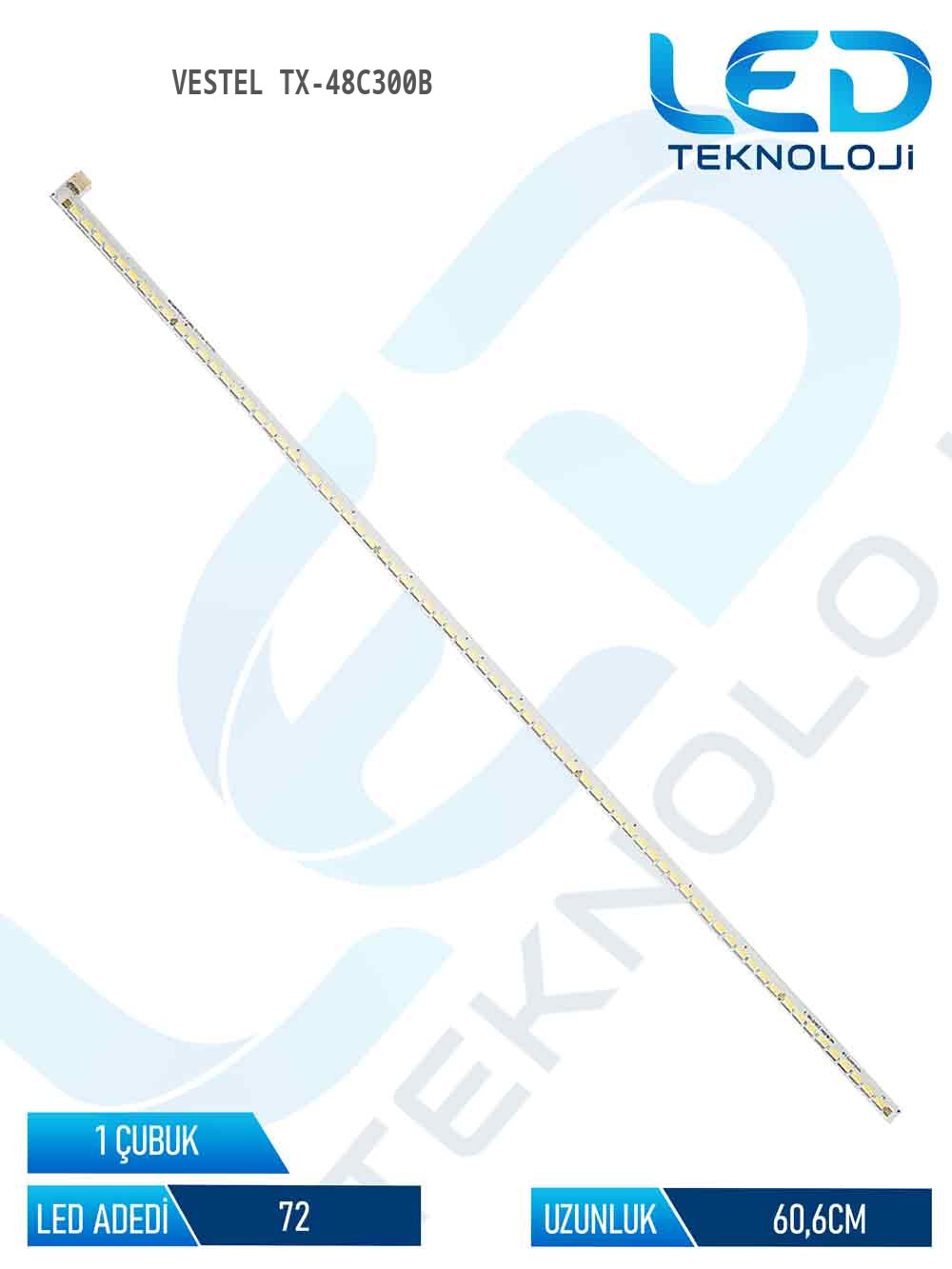 Vestel TX-48C300B 48'' 1 Parça Tv Led Bar