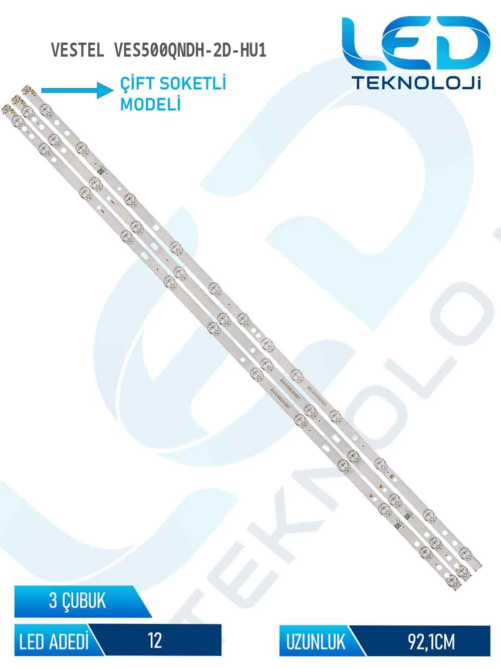 Vestel VES500QNDH-2D-HU1 49'' 3 Parça Tv Led Bar