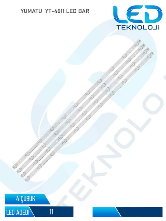 YUMATU YT-4011 Led Bar 4 Parca 40 inc
